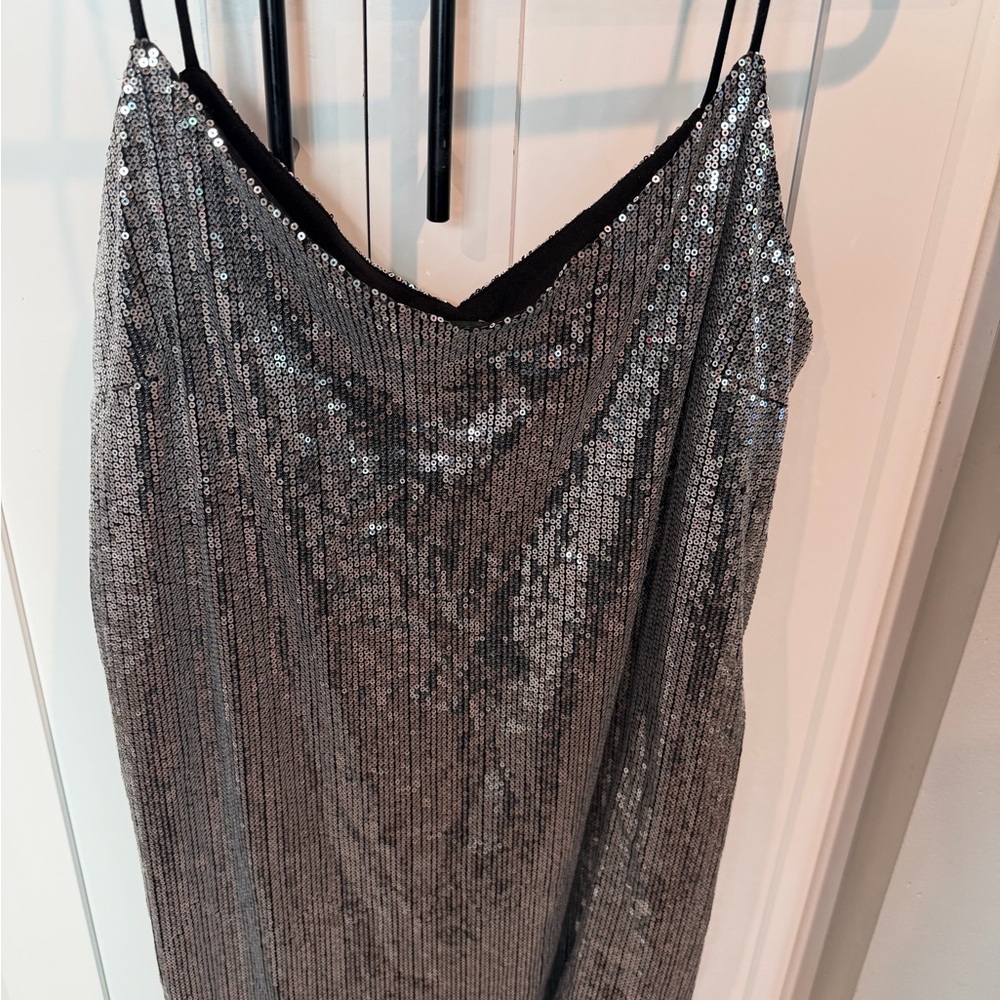 Wild Fable Silver Sequin Dress - Picture 9 of 9
